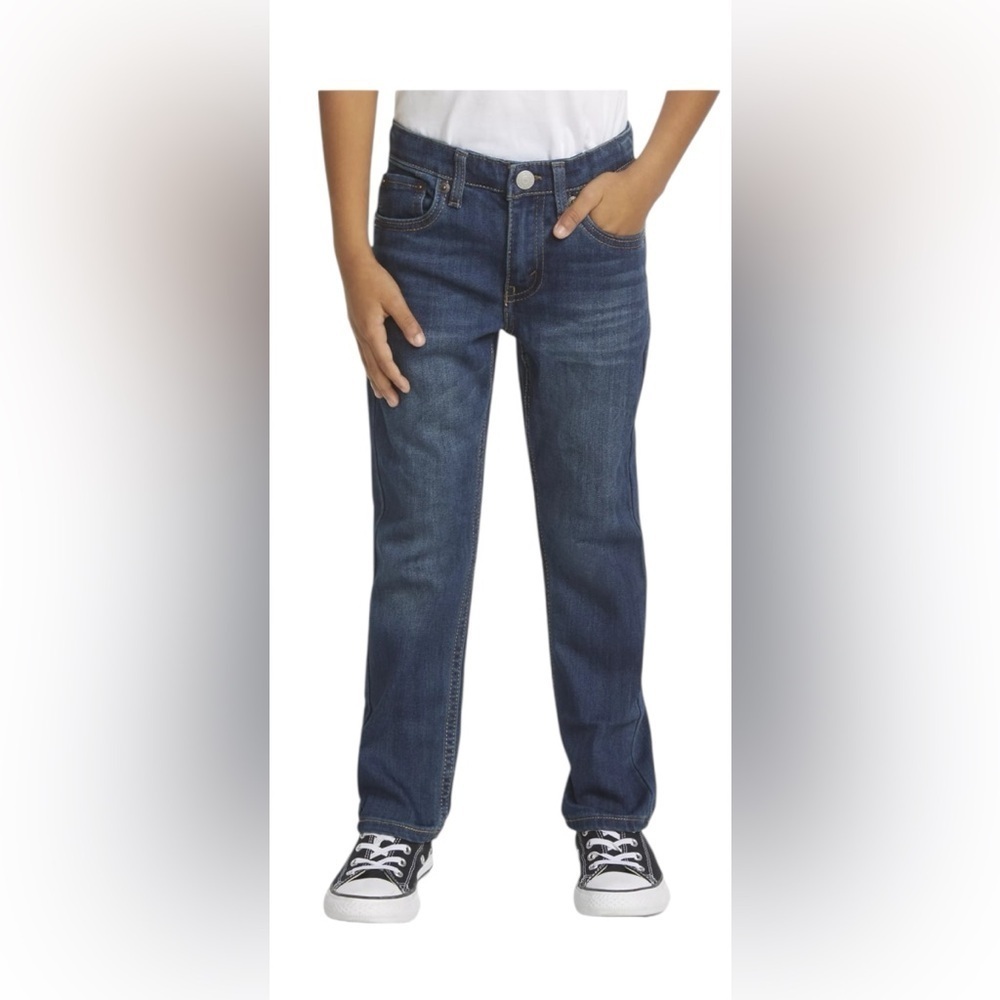 Levi’s 511 Slim Fit Straight Leg Dark Wash Blue Denim Jeans Boy’s Size 12 Reg